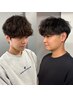 【2回目限定】メンズカット+シャドウパーマ￥12320