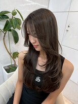 アリープアウル(ALEAP owl)&nbsp;ロングレイヤー/ショコラブラウン/艶髪