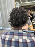 サーフカール×金メッシュハイライト