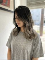 アッシュ 川崎店(Ash)&nbsp;グラデーションカラー　グレージュ　ブリーチあり