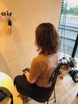 アッドランプ ヘアー 柳津店(add Lamp hair) 裾カラーinピープル