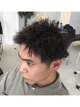 ストゥー(StueW.) ショートツイストパーマ【倉敷】【岡山】【スパイラルパーマ】