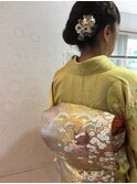 大人アップスタイル+着付け