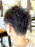 【orange大分賀来】メンズツーブロックツイストパーマ