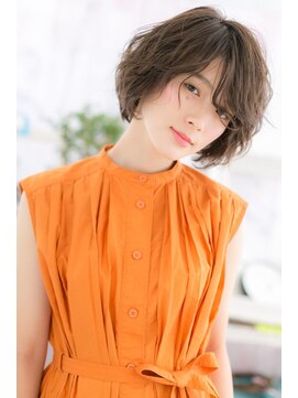 ミック ヘアアンドビューティー 大山店(miq  Hair&Beauty) 色っぽ無造作感…くせ毛風エアリーふわふわボブカットa1