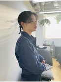 ローポニーアレンジ