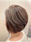 白髪ぼかしもできるデザインカラー