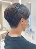 インナーカラー刈り上げハンサムショート【RENJISHI 松岡】