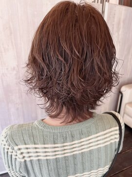 ココカラヘアー ニコ(cococara hair nico) ウルフパーマ/ウェットスタイル/20代/30代/40代