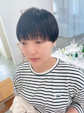 オンド(onde) ぷつっとラインのマッシュショート