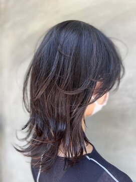 スペシウムバイアンバースデー(spacium by UNBIRTHDAY) レイヤーカット/ラベンダーブラウン