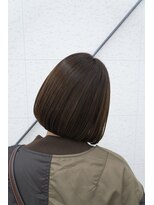 ビーヒアナウ N゜03 金沢駅西店(BE HERE NOW)&nbsp;ナチュラルボブ-切りっぱなしボブ-ストレートボブ20代30代40代