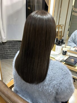 プラグ バイ ネオリーブ(plug by neolive) グレーベージュ×髪質改善 [髪質改善/縮毛矯正]韓国A