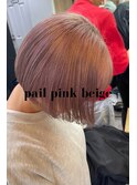 【ピンクベージュ】銀座/似合わせカット/カラー/トリートメント
