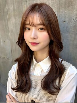 チュチュ(chuchu) 韓国レイヤー/韓国風/セミディ/ブリーチなし/顔まわり