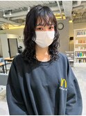 CAF松本/パーマ/レイヤー/ダークトーンカラー/心斎橋美容室