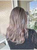 #バレイヤージュ#ベース7トーン