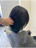 インナー×モスグリーン