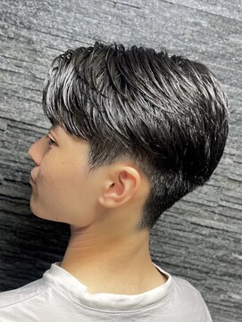 ヒロギンザ 新橋日比谷口店(HIRO GINZA) 七三分けナチュラルスタイル