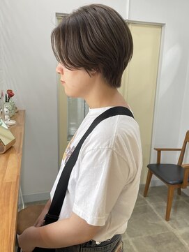 ハイフ(haif) 【haif】透明感オリーブベージュ／ショート