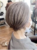 AIR池袋 小田 歩☆グレイヘアーショートボブ