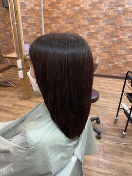 ドットクー(.COEUR) 髪脂質改善ナチュラルストレート＋３ステップトリートメント