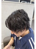 サロンドクオリア(Salon de Qualia)&nbsp;シャドウパーマ/スパイラルパーマ/センターパート/S