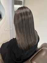 ロエ(loe)&nbsp;地毛ハイライト☆唯一無二の大人のデザイン