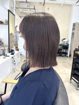 ビューバイネオリーブ 用賀店(Beau'r by neolive) くびれヘア縮毛矯正アプリコットオレンジ夏ハイライト《用賀》