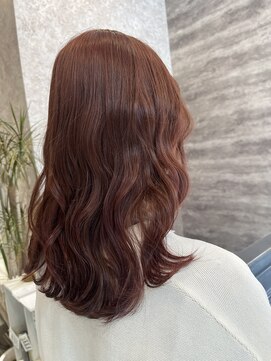 ヘアー ブランコ(hair Blanco) ブリーチなしダブルカラーピンクオレンジ