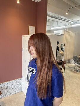 テーラヘアー 岩槻店(TELA HAIR) オレンジベージュで暖かみを♪