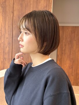 サン 白金台(SUN) あごラインの丸みショートボブ白金目黒