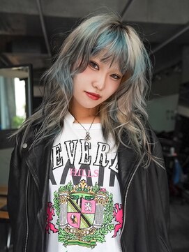 ギークス(GEEKS) 【GEEKS渋谷】ハッシュカット/デザインカラー/渋谷ブリーチ/小顔