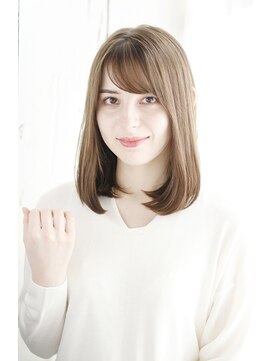 シュシュット(chouchoute) 大人ガーリーミディアムレイヤー似合わせカットダークアッシュ12