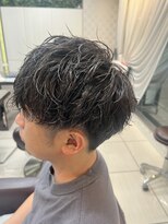 クオリス 上福岡店(QUALIS)&nbsp;冬メンズカットマッシュスタイル×シャドウパーマ