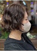 癖っ毛風パーマ