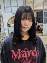 ナンバー エアロ 横浜(N° +aero)&nbsp;顔まわりレイヤー×透明感グレージュ