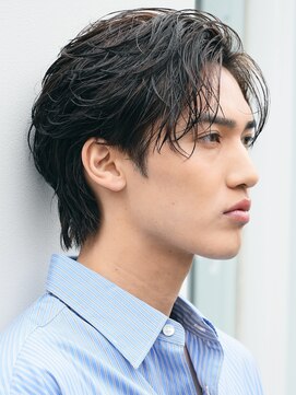 レタッチバイフィフス(RETOUCH by fifth) 原宿メンズパーマルーズパーマシャドウパーマセンターパート緩め