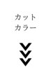 【カット+カラー】のメニューはこちらより下にご用意しております★