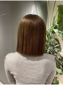 切りっぱなしボブ