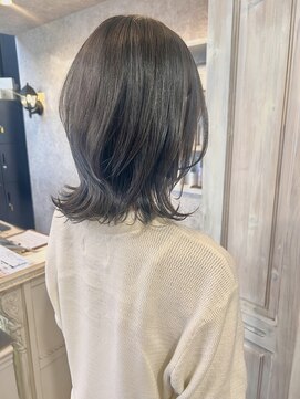 キャアリー(Caary) 福山美容室caaryレイヤーくびれミディ透明感髪質改善20代30代