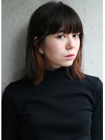 ローブ アオヤマ(LOAVE AOYAMA)&nbsp;ミディアムボブ　×　　インナーカラー