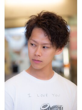 フラムリングス麻布(Framlings azabu) ツイストスパイラルパーマ×ツーブロック