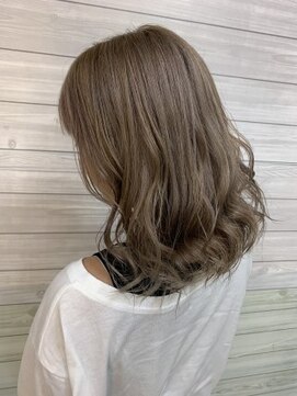 クレア(CREA) アッシュミルクティーブリーチなしのダブルカラー