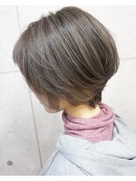 ヘアテリア リュウ 大塚(hair teria ryu) 全体ブリーチ1回ベースに極細ハイライト/コントラストグレージュ