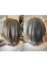 ブレス バイ ファースト 大和吉岡店(Breath by first)&nbsp;【アッシュ系× 艶質感ふんわりショート】