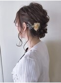 * arrange hair × flower *