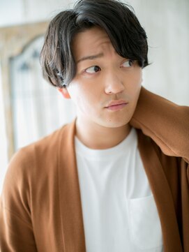 ハンサム クラシック 越谷店(Classic) 七三分けサイドパート◎無造作ショートC