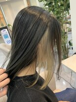 ゴッズ(GOD'S)&nbsp;アッシュグレー／ホワイトベージュイヤリングカラー