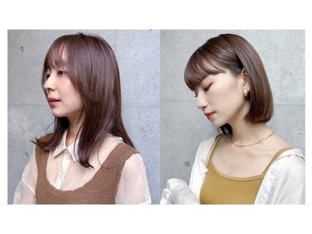 オーブ ヘアー リリー 博多2号店(AUBE HAIR lily)の写真/【シルキー縮毛矯正+カット+Tr/11900】髪に合わせた薬で目指すサラツヤMADENAリセットでさらにウル艶+2000